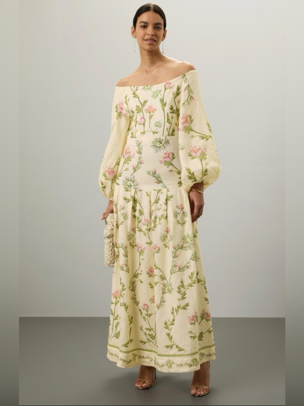 🍀 AGUA BY AGUA BENDITa “Senlis Oasis” Linen Dress | NWOT | Retail $990 | size M